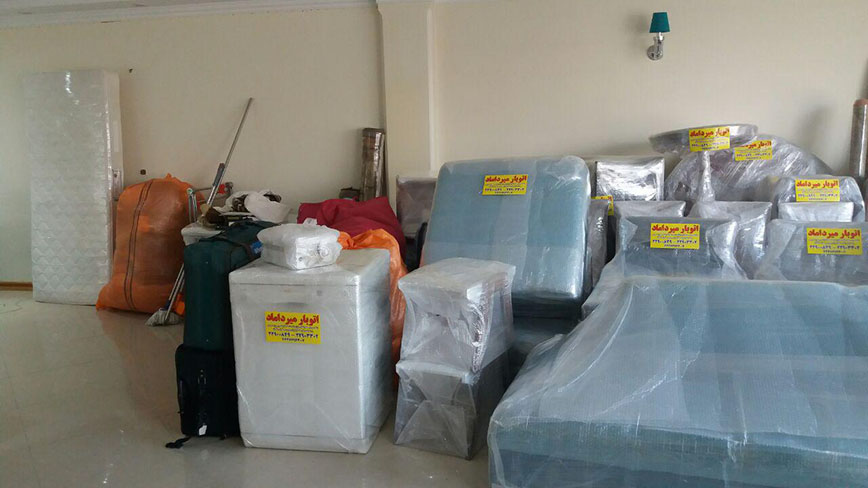 نمونه کارهای باربری میرداماد | انجام خدمات باربری و بسته بندی در تهران